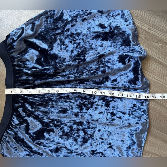 Gap Girls Velvet Skirt Blue XL - Picture 6 of 6